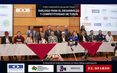 11 Candidatos a la Alcaldía de Tunja suscriben Acuerdo por la Competitividad y el Desarrollo